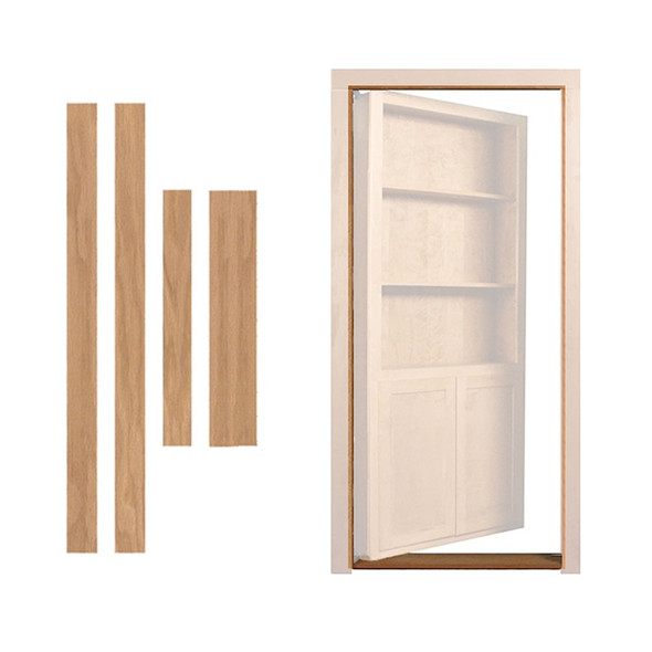 InvisiDoor Inswing Jamb/Threshold, Unfinished Red Oak InvisiDoor Inswing Jamb/Threshold, Unfinished Red Oak