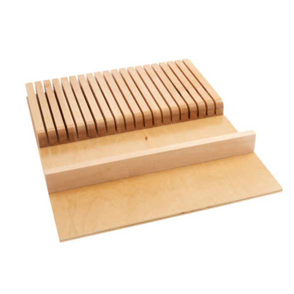18-1/2 x 22 in. Knife Block with Divider, Maple 18-1/2 x 22 in. Knife Block with Divider, Maple