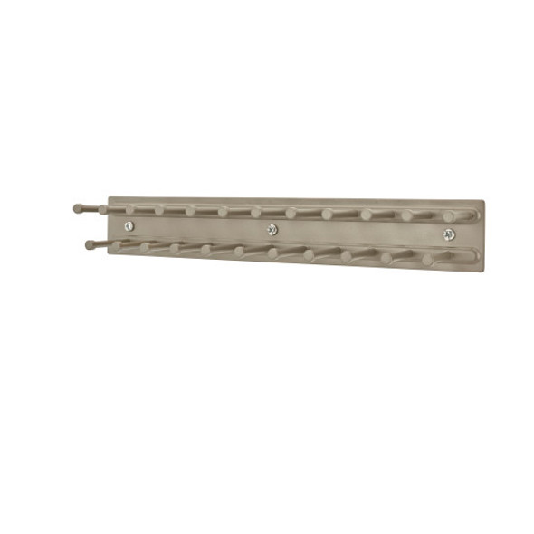 Static Wall Mounted Tie Organizer, Satin Nickel
