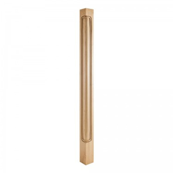 Traditional Corner Post 2-3/4" x 2-3/4" x 42", Rubberwood Traditional Corner Post 2-3/4" x 2-3/4" x 42", Rubberwood
