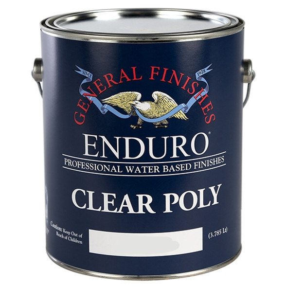 Satin Enduro Clear Poly Topcoat, 5-Gallon