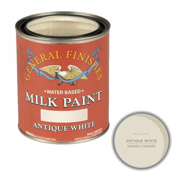 MILK PAINTS, ANTIQUE WHITE, Pints
