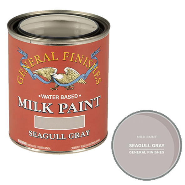 MILK PAINTS, SEAGULL GRAY, Quart