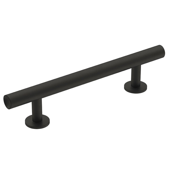 Pull, Radius Collection, 3-3/4in(96mm) Center-To-Center, Matte Black