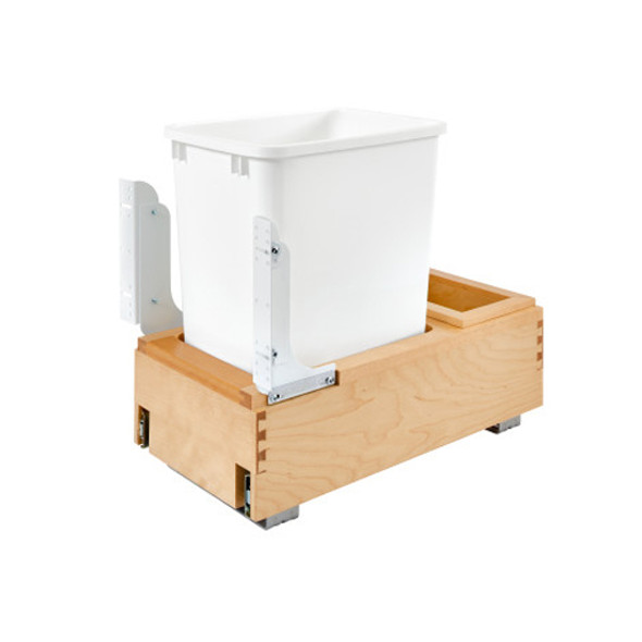 Wood Bottom Mount Pullout Waste Container Wood Bottom Mount Pullout Waste Container