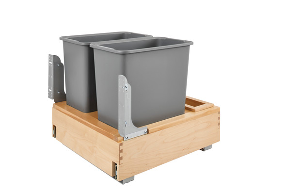 Wood Pullout Waste Container with Soft/Open Close Wood Pullout Waste Container with Soft/Open Close