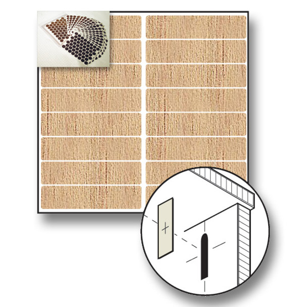 Fastcap Hickory Unfinished Wood   9/16\" x 2-1/2