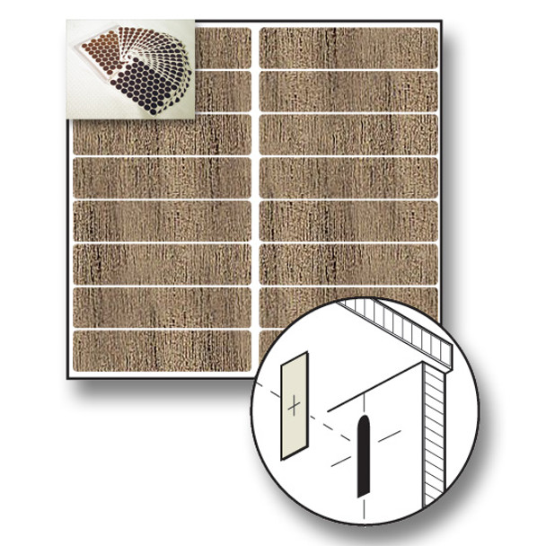 Fastcap Walnut Unfinished Wood   9/16\" x 2-1/2