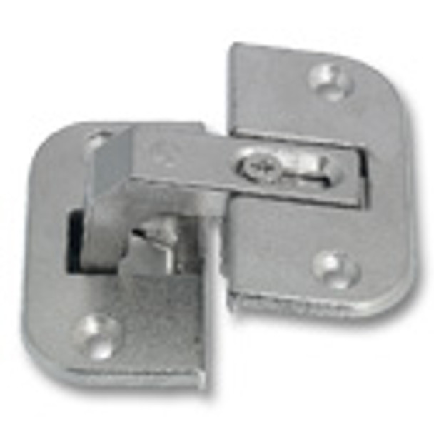 Hinge A-Series Pie Cut Corner 78D Nickel Plated