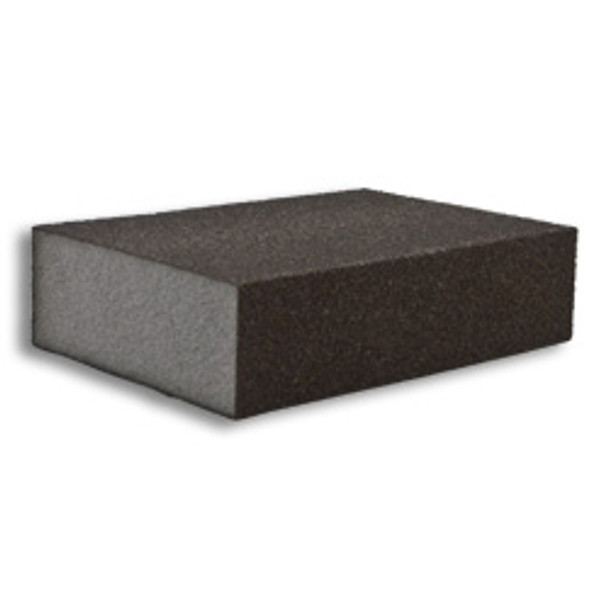 Abrasive Block Four Sided 100 Grit Size: 3-7/8" x 2-5/8" x 1 Abrasive Block Four Sided 100 Grit Size: 3-7/8" x 2-5/8" x 1