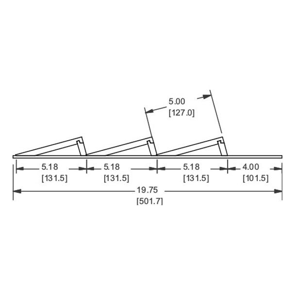 Wood Spice Drawer Insert, 24"