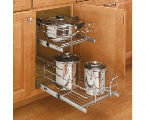 Double Chrome Wire Basket 12\" x 18\"