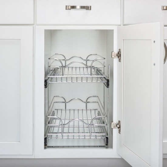 Double Chrome Wire Basket 12" x 18"