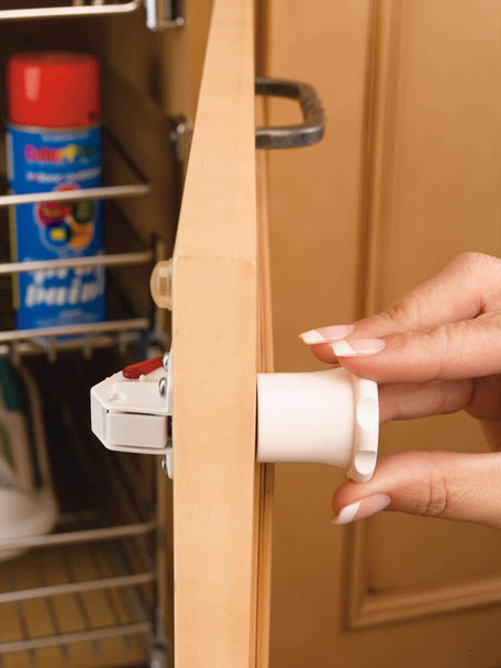 Cabinet Lock Securuty System, Magnetic Key, White