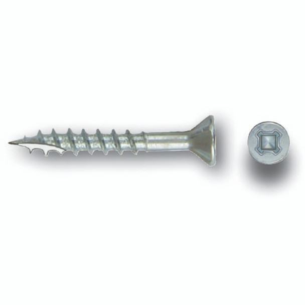 Plain Square/Phillips Combo Flat Head with Coarse Thread 8x1-1/4\"