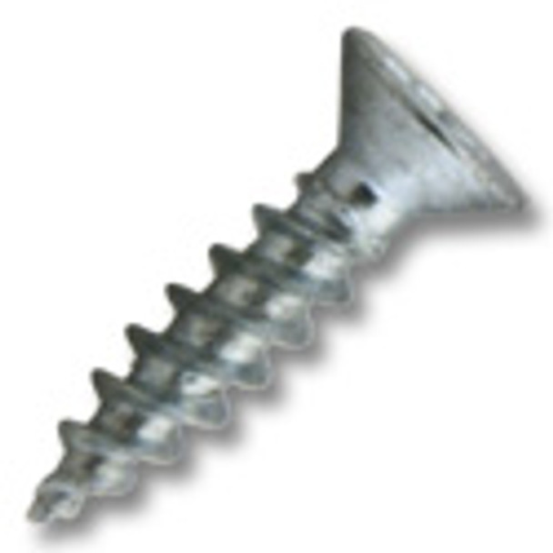 Zinc Phillips Flat Head TwinFast Thread, 4x1/2"