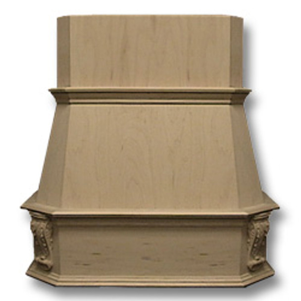 Peninsula Wood Hood 48in Victorian Island Maple