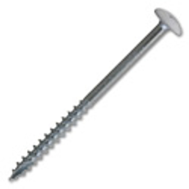 Zinc Square/Phillips Combo White Truss Head Coarse Thread Type 17, 10x3" Zinc Square/Phillips Combo White Truss Head Coarse Thread Type 17, 10x3"
