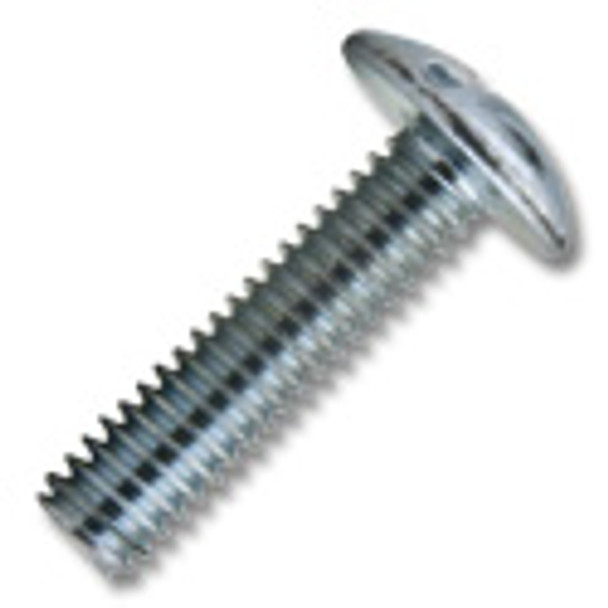 Zinc Phillips/Slot Combo Truss Head Machine Thread, 8-32x3/4"
