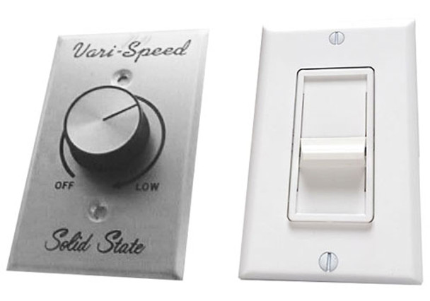 Accessories Wall Switch on-off Variable speed WallSwitch for 06E Plastic-Metal White