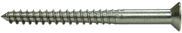 Wood Screw #12 x 2 1/2'', Antique Brass