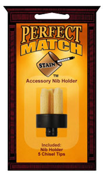 Perfect Match Stain Marker Accessory Nib Holder w/Nibs (5 Chisel Tips)