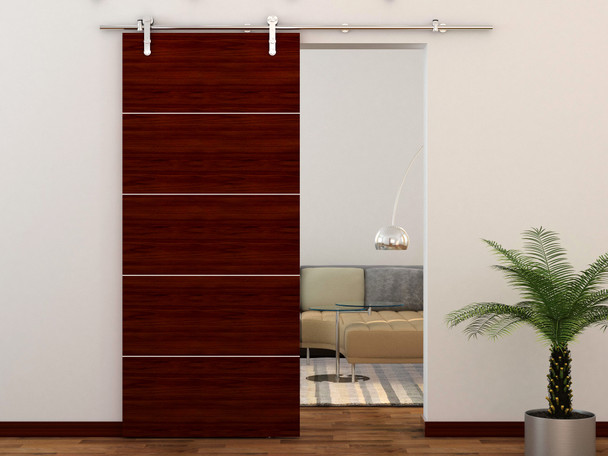 Strap, European Style Rolling Door Hardware Kit, 78" Long Strap, European Style Rolling Door Hardware Kit, 78" Long