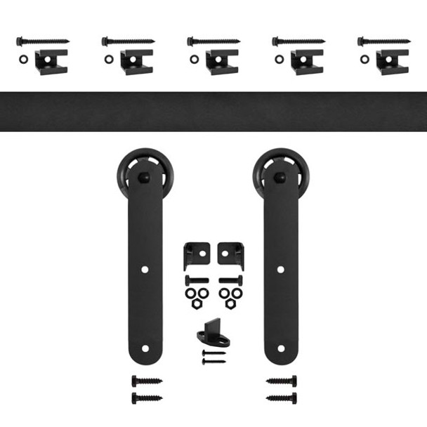 QG Flat Rail Stick Strap Kit w/3-inch wheel, Black QG Flat Rail Stick Strap Kit w/3-inch wheel, Black