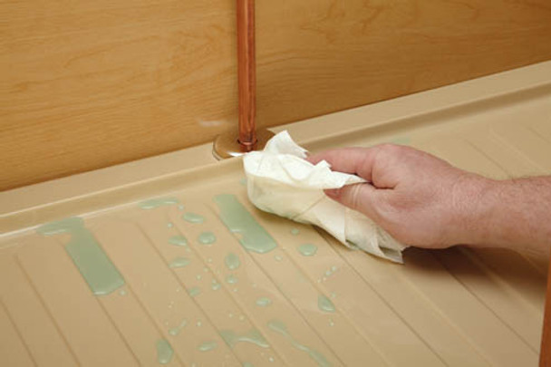 Sink Base Drip Tray 27/30" , Hi Impact Polystyrene, Silver
