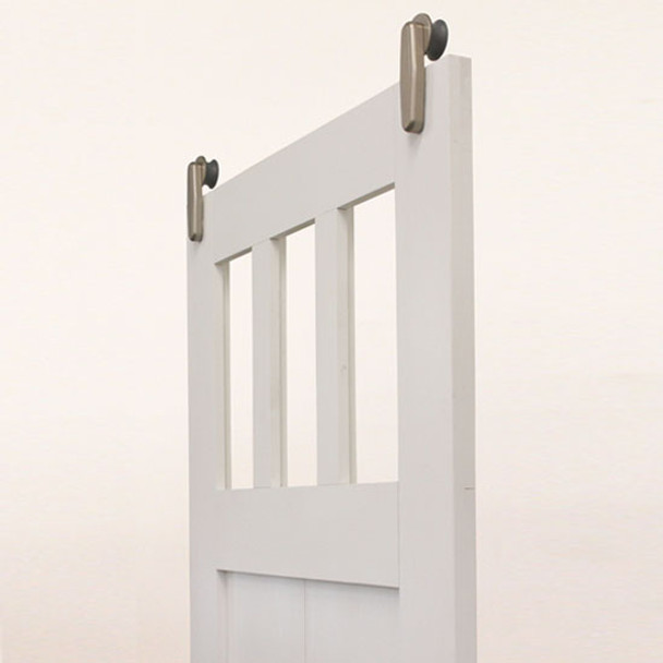 Quiet Glide Rolling Door Vista Hardware Short Bracket Kit Satin Nickel Quiet Glide Rolling Door Vista Hardware Short Bracket Kit Satin Nickel