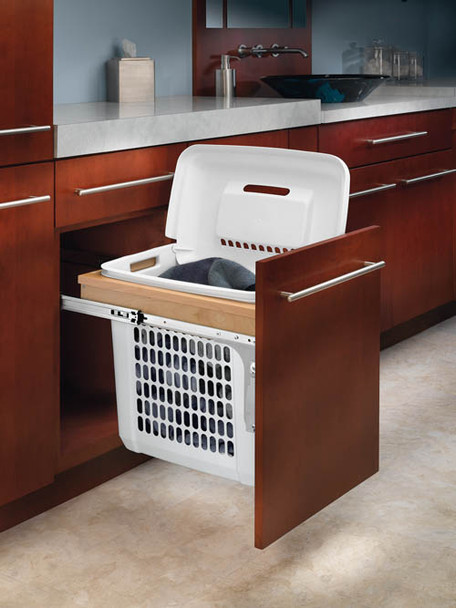 Rev-A-Shelf Vanity Top Mount Pullout Hamper