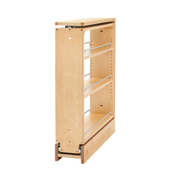 6 in. Wood Pullout Base Organizer w/ Upper Slide for 9" Base Cabinet