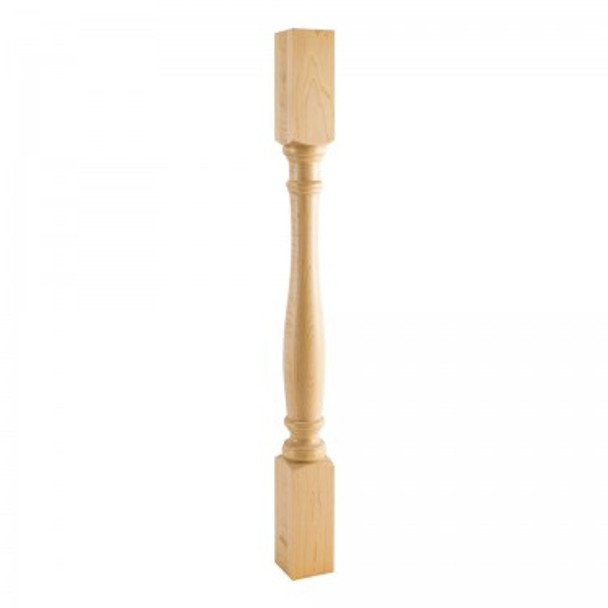 Turned Wood Post (Island Leg) 3" x 3" x 35-1/2", Cherry Turned Wood Post (Island Leg) 3" x 3" x 35-1/2", Cherry