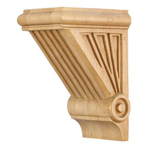 Starburst Corbel 3-3/4" x 5" x 7-1/4", Rubberwood Starburst Corbel 3-3/4" x 5" x 7-1/4", Rubberwood