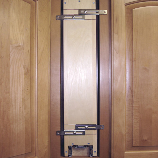 9 in. Wall Pullout Shelving System with Soft-Close for 12" wide cabinet