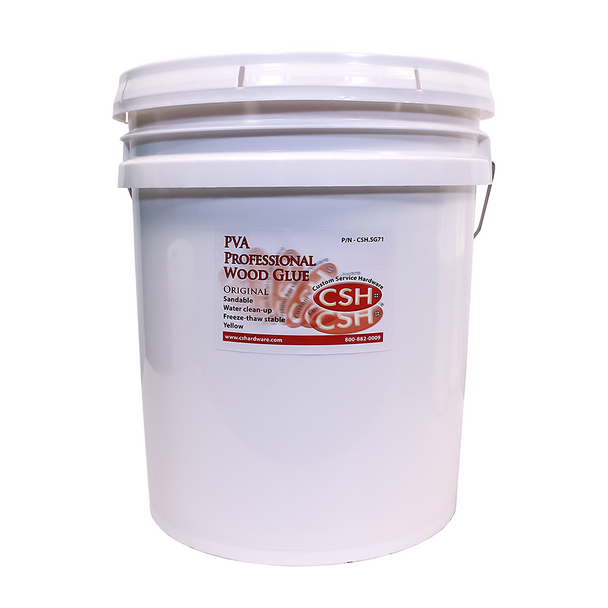 Wood Glue, Yellow, 5 Gallon
