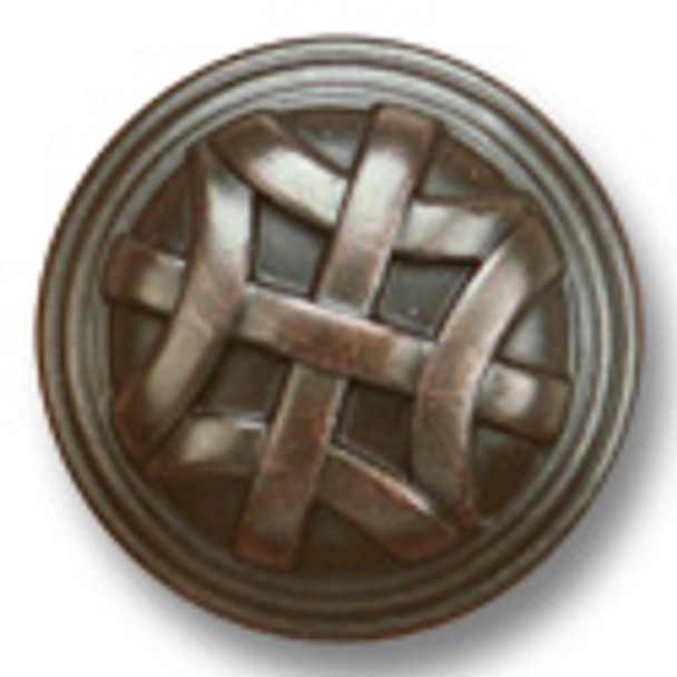 Knob Braided 32mm Oil Brushed Bronze