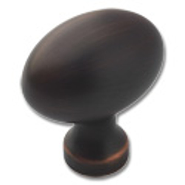 Oval Cabinet Knob Oil Rubbed