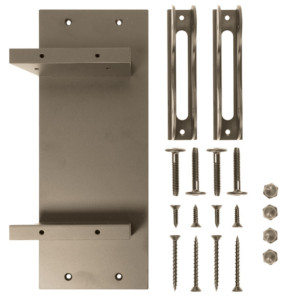 Quiet Glide WIDE Outside Curve Assembly, Satin Nickel Quiet Glide WIDE Outside Curve Assembly, Satin Nickel