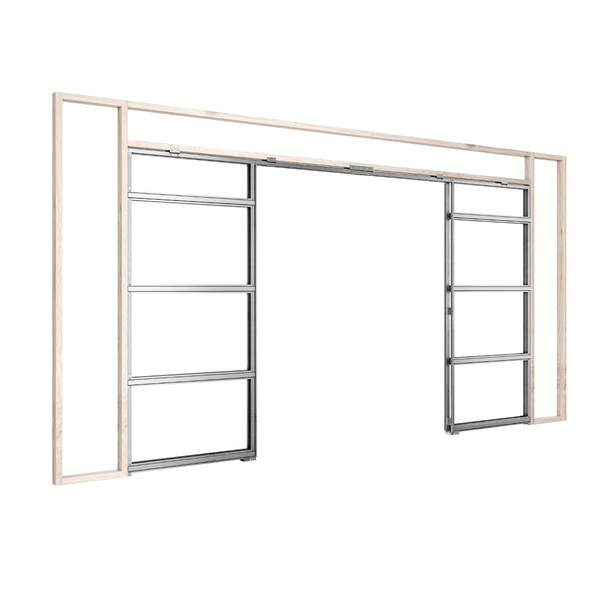 Rocket Pocket Door Frame Kit 30"x80", Single Door