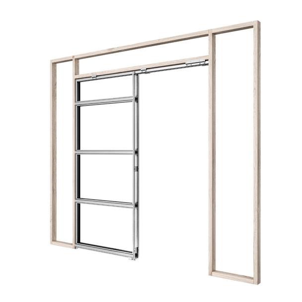 Rocket Pocket Door Frame Kit 28"x80", Single Door