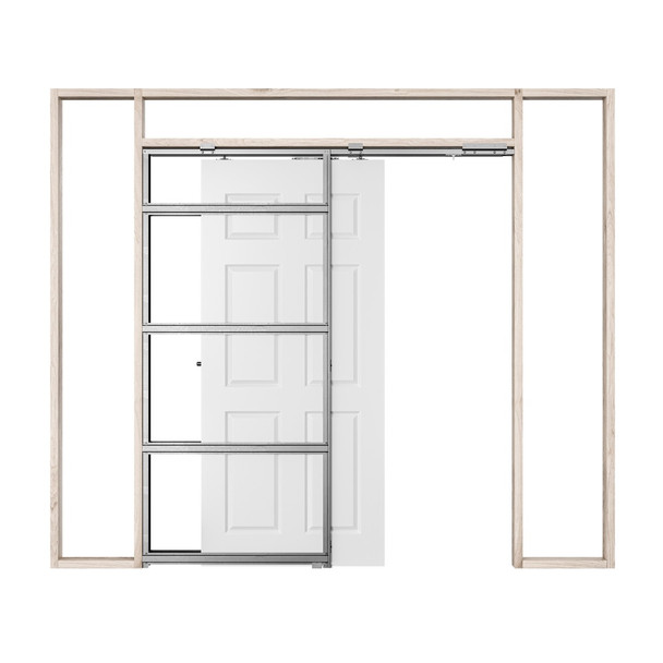 Rocket Pocket Door Frame Kit 28"x80", Single Door
