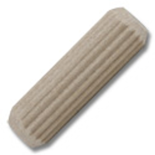 Dowel Fluted 3/8" Dia x 1-1/4 Dowel Fluted 3/8" Dia x 1-1/4