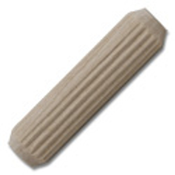 Dowel Fluted 3/8" Dia x 1-1/2