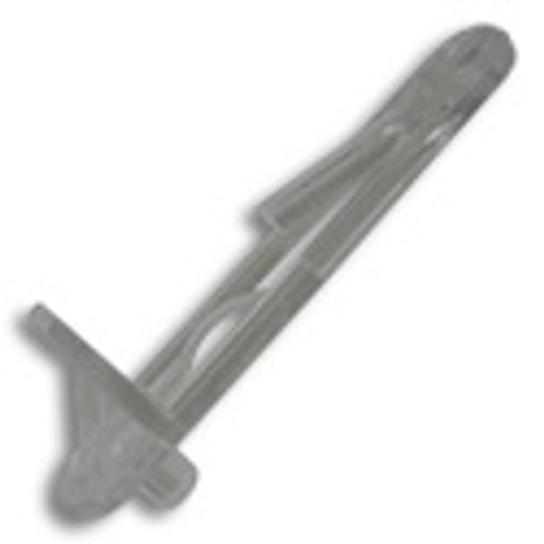 Shelf Lockdown 3/4" Thick 5mm dia Shank Clear