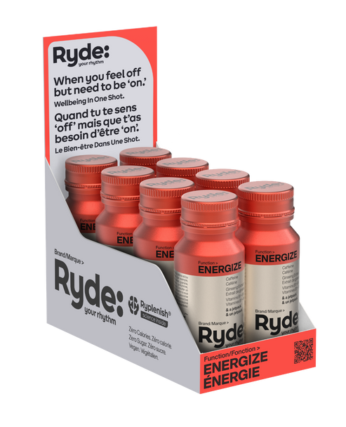 Ryde: ENERGIZE | ÉNERGIE 8Btls 60ML
