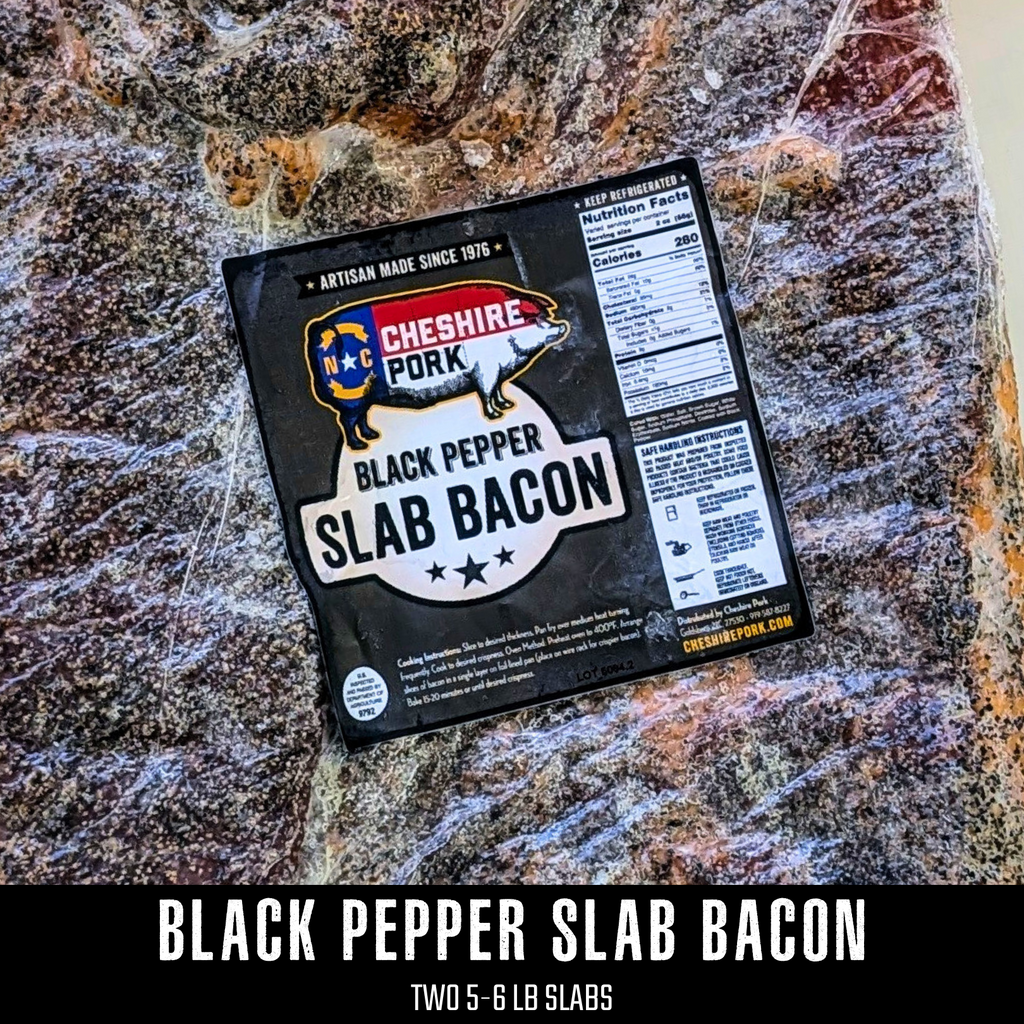 Black Pepper Slab Bacon (2 Slabs)