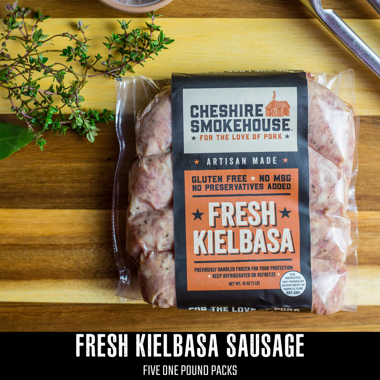 Kielbasa Sausage Links - 4 Ounce Links – Local Pig Wholesale