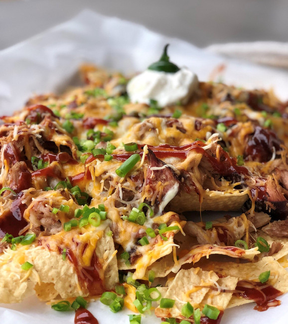 Celebrate #NationalPorkMonth with Game Day Nachos