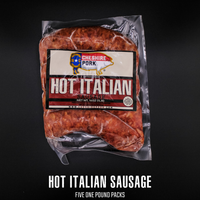 Hot Italian Sausage Links (5 Packs)